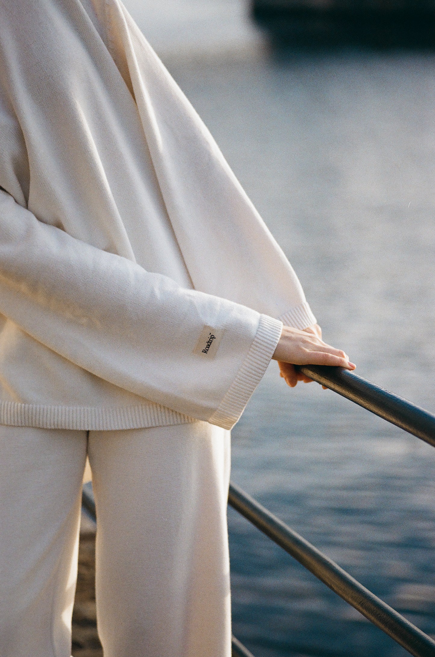 Malmousque - Le pantalon en maille écru